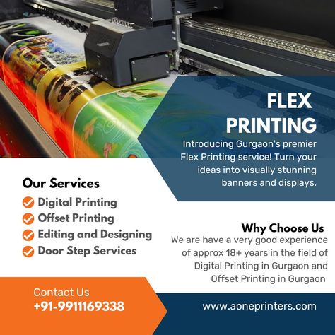 Aone Printers in Gurgaon provides Flex Printing services. Printing Flex and Star Flex Banners in Gurgaon can make your brand stand out. With these weather-resistant Flex banners, your advertisement will stand out! You may advertise your company, events, and discounts with our eye-catching Flex printing in Gurgaon. Because of our exceptional Gurgaon Flex printers, your Flex printing will be widely seen! Leaf Printing, Flex Banner Design, Flex Banner, Offset Printing, Printing Shop, Printing Company, Banner Printing, Printing Press, Visiting Cards