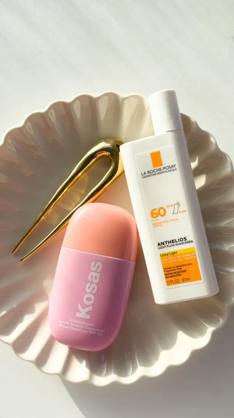 Kosas DreamBeam: The 1st Mineral Sunscreen I Like? - Real Skin Diaries Kosas Dreambeam, Makeup Prep, Holy Grail Products, Real Skin, French Summer, Chemical Sunscreen, Sunscreen Moisturizer, Facial Sunscreen, Summer Skin