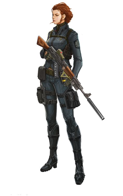 black widow style PB , jason.j LEE on ArtStation at https://www.artstation.com/artwork/AP53q Scifi Character Design Female, Female Mercenary, Sci Fi Character Art, Spec Ops, Karakter Disney, Cyberpunk Character, Female Soldier, Military Girl, Sci Fi Characters