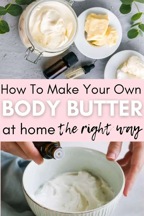 The Ultimate Guide To Making Luxurious Body Butter: Do’s and Don’ts, Plus 10 Great Body Butter Recipes Diy Body Butter Recipes Non Greasy, Non Greasy Whipped Body Butter, Homemade Body Butter Non Greasy, All Natural Body Butter Recipe, Best Body Butter Recipe, Natural Body Butter Recipe, Homemade Body Moisturizer, Whipped Shea Body Butter Recipe, Body Butter Recipe Whipped Non Greasy