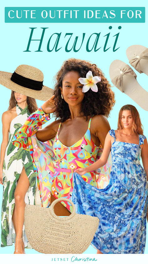 Are you planning a trip to Hawaii? Not sure what to wear to Hawaii? Find the best outfit ideas for your next Hawaii vacation. #HawaiiTrip #HawaiiOutfitIdeas #BeachOutfitIdeas #BestBeachOutfit #SummerBucketList Outfit For Hawaii, Hawaii Outfits Women, What To Wear To Hawaii, Cute Hawaii Outfits, Outfits For Hawaii, Hawaii Vacation Outfits, Big Island Travel, Kauai Travel, Pack For A Trip