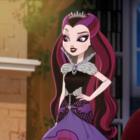 ever after high raven queen #everafterhigh #raven Ever After High Raven Queen, Purple Characters, Ever After High Raven, Princess Jellyfish, Raven Queen, Bloom Winx Club, Queen Outfit, Queen Aesthetic, Queen Makeup