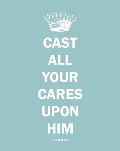 Cast All Your Cares, 1 Peter 5, 1 Peter 5 7, Love The Lord, 1 Peter, Spiritual Inspiration, Wonderful Words, Faith In God, The Words