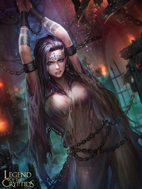 Legend Of The Cryptids, Female Demons, Female Elf, Beast Creature, Warcraft Art, Female Fighter, 다크 판타지, Demon Art, Female Character