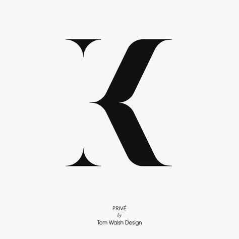 A bespoke typeface commissioned by Farfetch, designed by Tom Walsh Design K Logo Design Ideas, K Logo Design Art, K Logo Design, M Logo Design, Logo K, K Icon, Classy Logo, Typographie Logo, Special Logo