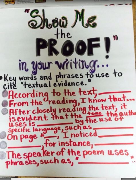 Ela Anchor Charts, Text Analysis, Textual Evidence, 5th Grade Writing, 3rd Grade Writing, Classroom Anchor Charts, Writing Anchor Charts, 4th Grade Writing, Reading Anchor Charts