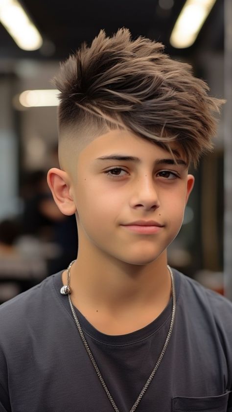A Cut Above the Classroom: 25 Boys' Haircuts for School Swagger Ice Cream Haircut Boy, Boy Profile Picture, Boy Hair Style, Best Boys Haircuts, Haircuts For School, Hairstyles Boy