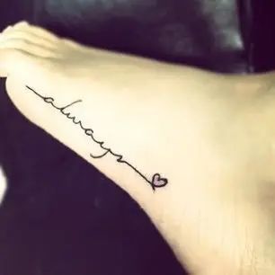 Wear Your Heart on Your Sleeve ...or Anywhere with These Breathtaking Heart Tattoos ... Heart Tattoos, Harry Potter Tattoos, Always Tattoo, One Word Tattoos, Small Heart Tattoos, Tattoo Schrift, Tattoo Heart, Heart On Your Sleeve, Foot Tattoos For Women