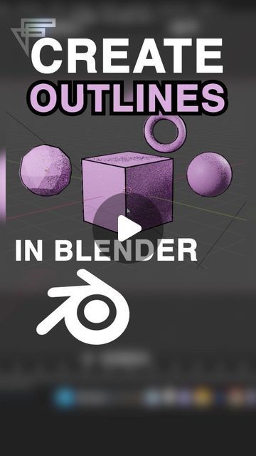 Faebe Tutorials on Instagram: "Blender Outlines Tutorial ✔️ #b3d #blender3d #blendertutorial #blender" Blender 3d Modeling Tips, Blender For Beginners, Blender Beginner Projects, Blender Animation Tutorials, 3d Blender Tutorials, 2d Blender, 3d Blender Art, Blender 3d Inspiration, Blender 3d Art