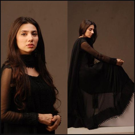 Mahira Khan Black Dress Humsafar, Black Jorjet Dress, Black Simple Frock, Black Plain Anarkali Dress, Black Frock Dress Pakistani, Plain Black Anarkali Dress, Mahira Khan Black Dress, Black Frock Dress, Simple Pakistani Dresses Party Wear