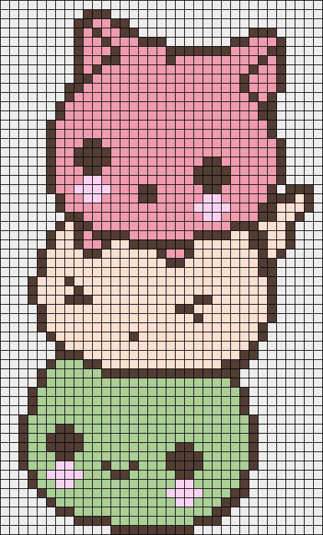 pixel craft for bracelets, ect. Pixel Socks Pattern, Detailed Pixel Art, Pixel Art Kpop, Pixel Art Harry Potter, Pixel Art Kawaii, Grille Pixel Art, Pixel Art Anime, Pixel Art Minecraft, Crochet Pixel