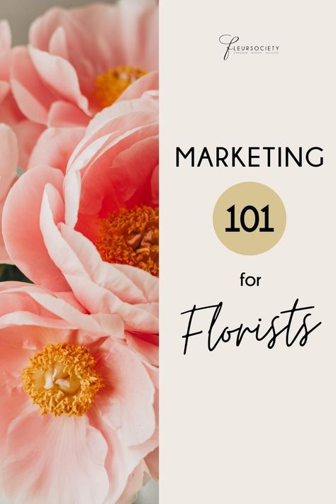 Flower Marketing Ideas, Flower Shop Marketing, Florist Social Media, Floral Shop Ideas, Florist Business Plan, Florist Aesthetic, Florist Tips, Flower Vendor, Business Ideas For Women Startups