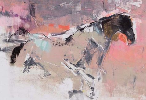 Abstract Horse Art, Art Supplies List, Art Supplies Storage, Abstract Horse, Horse Drawings, Horse Sculpture, Watercolor Artists, Equine Art, Arte Pop