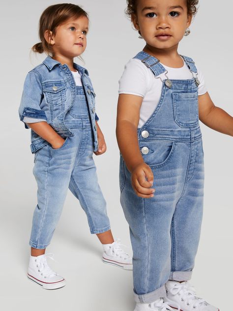 Kids Dungarees, Just Jeans, Stylish Kids Outfits, Knit Denim, Indian Bridal Outfits, Crystal Blue, Jacket Long, Photoshoot Outfits, Jeans Online