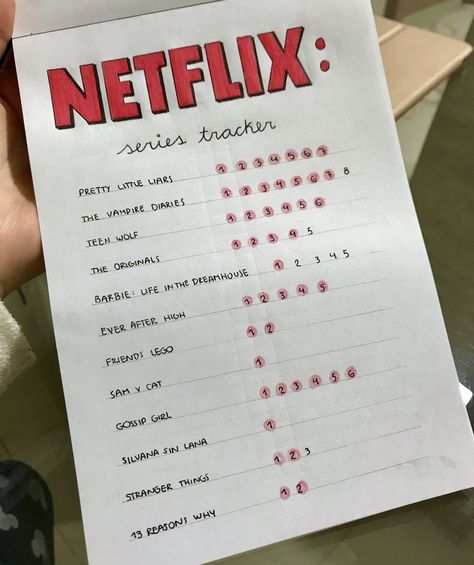 #netflix #netflixseries #bulletjournal #series #tracker Bujo Netflix Tracker, Netflix Series Tracker, Netflix Drawing, Bullet Journal Netflix, Netflix Suggestions, 1000 Lifehacks, Netflix Codes, Bullet Journal 2019, Journal Lists