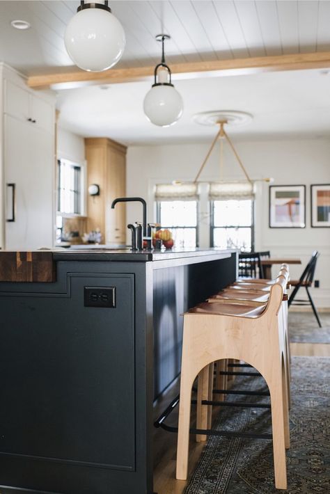 Soulful Living Series: Julia Miller — Alison Giese Interiors Yond Interiors, Perfect Paint Color, Blue Paint Colors, Favorite Paint Colors, White Paint Colors, Favorite Paint, Residential Interior Design, Exterior Paint Colors, Black Kitchens