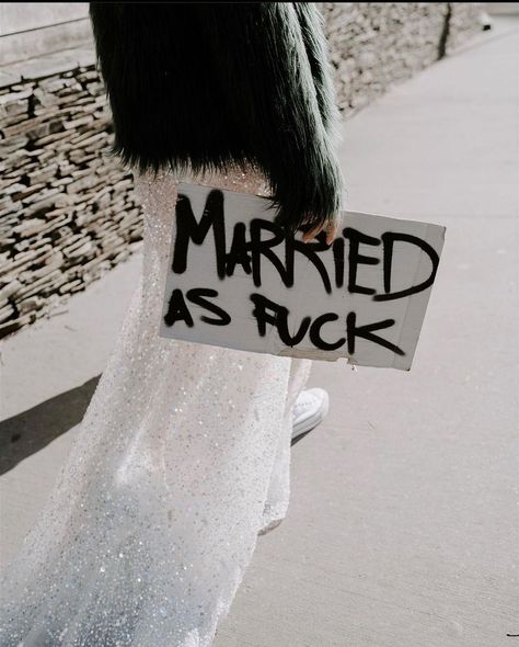 Sweary vibes for the sweary brides…😉 Very cool photo repost from @_untamedcreative_ _ _ _ #marriedaf #unconventionalwedding #altbride… | Instagram Vegas Inspired Wedding, Vegas Themed Wedding, Wlw Wedding, Viva Las Vegas Rockabilly, Quirky Bride, Alt Bride, Las Vegas Wedding Photos, Vegas Wedding Photos, Married In Vegas