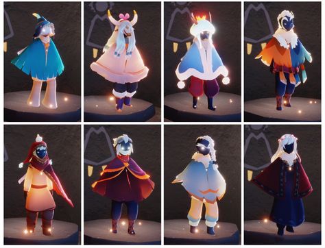 Cute Sky Cotl Outfits, Sky Cotl Outfit Ideas, Sky Cotl Outfit, Sky Character, Sky Clothing, Sky Games, Sky Cotl, Child Of Light, Sky Art