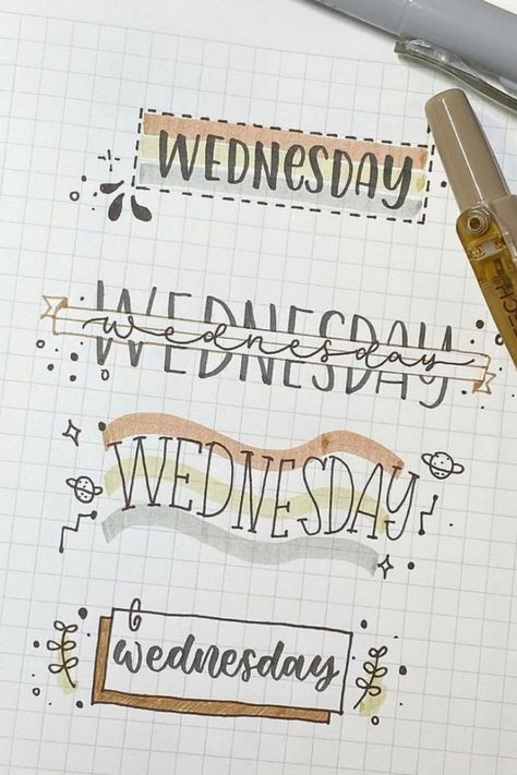 bujo, bujo weekday titles, bullet journal, bujo titles, bujo titulo, bujo doodles, weekday titles, weekend titles, bullet journal titles, bujo title ideas, bujo title page, bujo titles, bujo title page ideas, bujo titles header, bulet journal titles, bullet journal title ideas, titulo, titulo bonitos, titulos aesthetic, bujo weekday titles, bujo weekend titles, bujo week titles Header Design Ideas Notes, Title Writing Styles, Title Doodle Ideas, Journal Headers Ideas Simple, Aesthetic Journal Titles, Title Ideas Calligraphy, Fonts For Titles Alphabet, Cute Titles Ideas, Heading Aesthetic Ideas