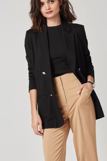 Tailored Jacket Women, Outfit Mit Blazer, Black Blazer Outfit, Smart Jackets, Suit Jackets For Women, Ponte Fabric, Comfortable Style, Classic Blazer, Tailored Jacket