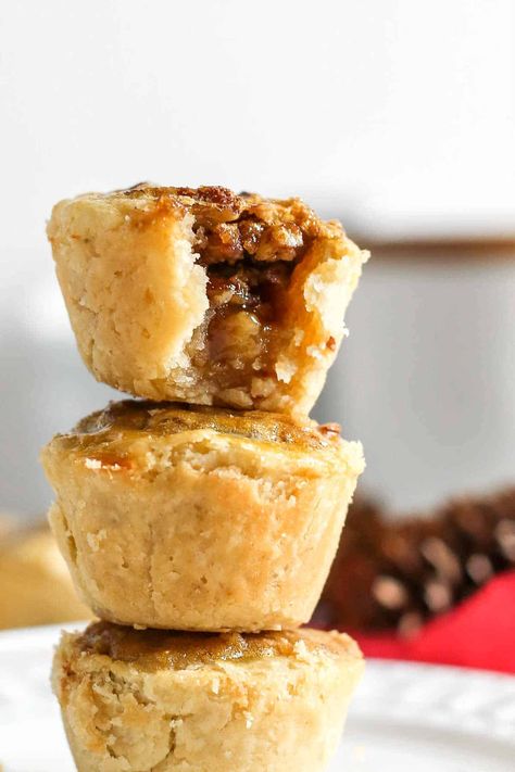 Nuts Dessert Recipes, Pecan Tassies With Cream Cheese Crust, Nut Tossies Walnut, Mini Pecan Tassies, Nut Cup Cookies, Pecan Pie Tassies, Pecan Cup Cookies, Pecan Pie Cookie Cups, Pecan Pie Mini Tarts