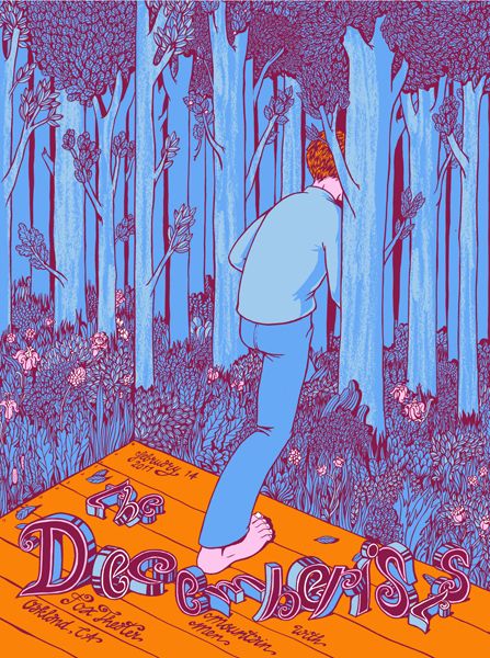 The  Decemberists Pop Surrealism, Nature, Gig Poster, The Decemberists, Concert Poster Art, Nature Poster, Music Concert Posters, Nature Posters, Illustrator Artist