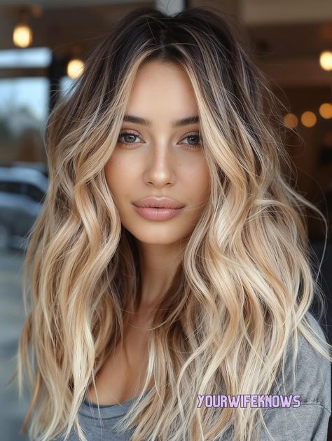 41 Dynamic Dirty Blonde Hair Styles: From Subtle Elegance to Bold Statements Balayage, Hair Color Dirty Blonde, Warm Dimensional Blonde, Highlights Dirty Blonde, Highlights Dirty Blonde Hair, Edgy Blonde Hair, Medium Length Waves, Blonde Hair Styles, Dirty Blonde Hair Color Ideas