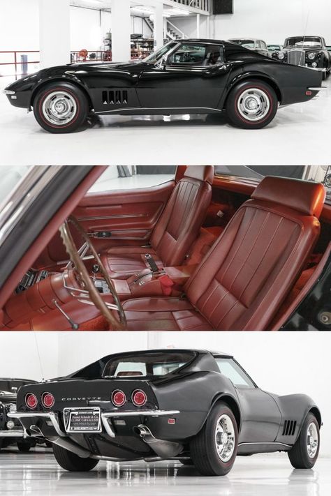 Orange Corvette, Corvette Summer, V8 Cars, Old Sports Cars, Vintage Corvette, Rare Cars, 1960s Cars, Sting Ray, Tuxedo Black
