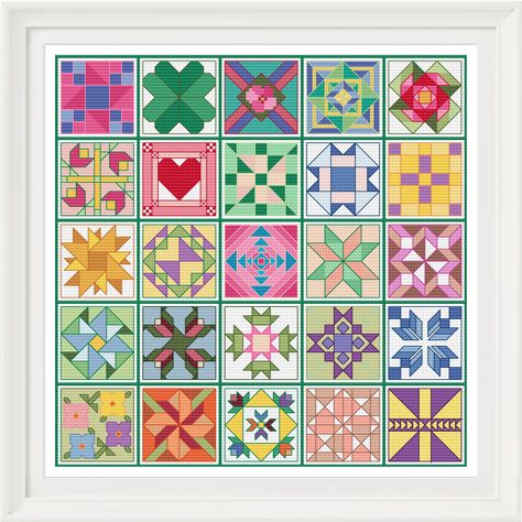 Miniature Pillows, Cross Stitch Quilt, Modern Quilt Blocks, Mini Cross Stitch, Block Patterns, Small Projects, Canvas Ideas, Modern Quilt, Traditional Modern