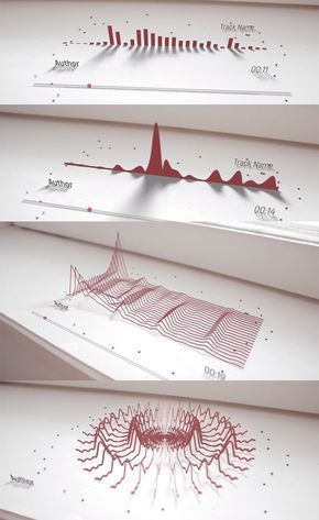 3d Data Visualization, Music Visualizer, Music Template, 3d Music, Effect Template, Music Visualization, Data Visualization Design, Graphisches Design, Data Design