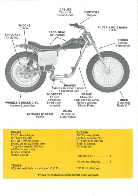 MSOLIS VINTAGE MOTORCYCLE - 1977 DT-250 Amf Harley, Flat Track Racing, Flat Track Motorcycle, Canned Ham, Flat Tracker, Track Racing, Street Tracker, Dirt Track Racing, Track Bike