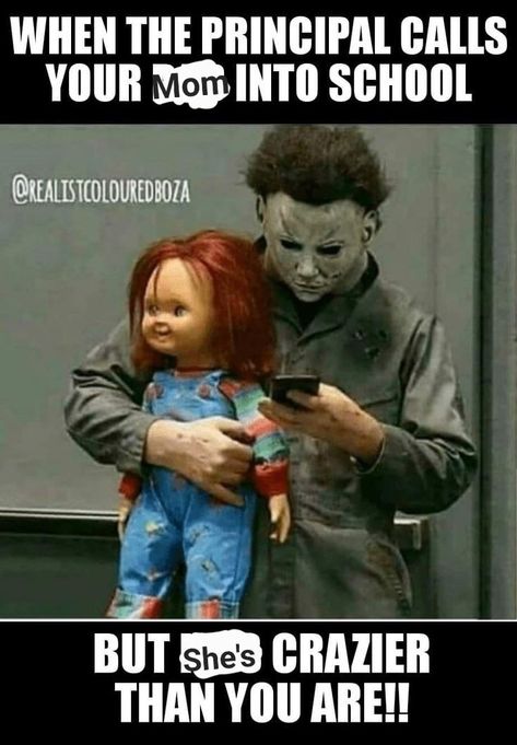 Humour, Whats Your Favorite Scary Movie, Michael Myers Memes, Horror Memes, Horror Movies Funny, Scary Movie Characters, Halloween Memes, Horror Villains, Slasher Movies