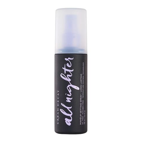 Urban Decay Setting Spray, All Nighter Setting Spray, Spray Foundation, Vibrant Makeup, Fixing Spray, Urban Decay All Nighter, Urban Decay Cosmetics, Makeup Spray, All Nighter