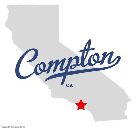 Compton is a city in southern Los Angeles County, California, United States, situated southeast of downtown Los Angeles. The city of Compton is one of the oldest cities in the county and on May 11, 1888, was the eighth city to incorporate. As of the 2010 United States Census, the city had a total population of 96,455. It is known as the "Hub City" due to its geographic centrality in Los Angeles County. Neighborhoods in Compton include Sunny Cove, Leland, Downtown Compton, and Richland Farms. Angeles, Los Angeles, Western Event, Compton California, Compton Street, Rural Development, Outta Compton, Straight Outta Compton, Beach Santa