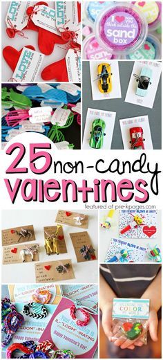 25 Non Candy Valentines for Preschool and Kindergarten Kids. Super Cute Ideas for Valentine's Day! Valentines For Preschool, Non Candy Valentines, Candy Valentines, Saint Valentin Diy, Valentines Bricolage, Kindergarten Valentines, Valentine's Day Activities, Valentinstag Party, Sticker Printable