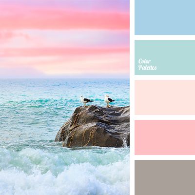 The most romantic combination of translucent turquoise, sparkling aquamarine and creamy pink hue, which accompanies the birth of a new day. This palette is. Beach Wedding Colors, Hiasan Bilik, Color Palate, Colour Pallette, Color Balance, Colour Pallete, Color Inspo, In The Ocean, Art Furniture