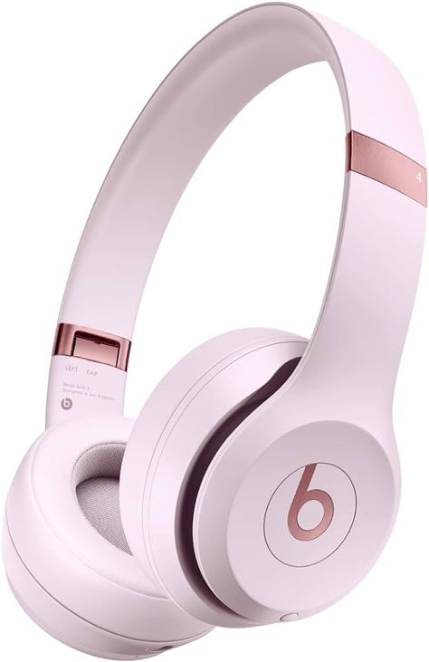 Amazon.com: Beats Solo 4 - Wireless Bluetooth On-Ear Headphones, Apple & Android Compatible, Up to 50 Hours of Battery Life - Cloud Pink Acoustic Architecture, Headphones Apple, Cloud Pink, Beats Solo, Wireless Routers, Computer Backpack, Tv Accessories, Mac Laptop, Gaming Laptops