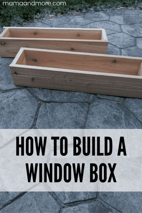 Diy Window Box Planter, Build A Window, Wooden Window Boxes, Cedar Window Boxes, Wooden Flower Boxes, Window Boxes Diy, Diy Flower Boxes, Box Window, Window Box Flowers