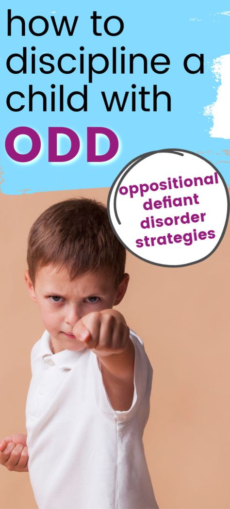 Odd Disorder Parenting, Defiant Children Parenting, Odd In Children, Oppositional Defiant Disorder Symptoms, Odd Disorder, Oppositional Defiant Disorder Strategies, Defiance Disorder, Oppositional Defiance, Kids Therapy