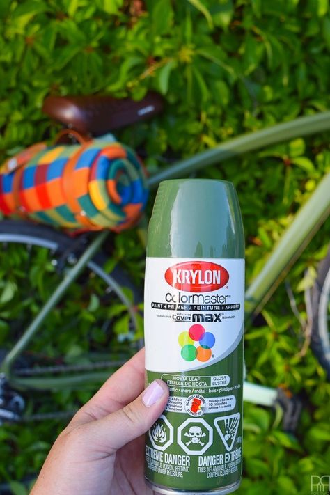 Kids Bike Makeover, Paint Bicycle, Bicycle Makeover, Bicycle Paint Job, Bike Restoration, Paint Bike, Bicycle Diy, Biking Diy, Diy Spray Paint