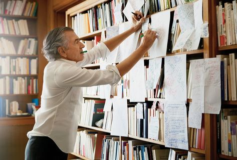 A Writer’s Room: Bernard-Henri Lévy - The New York Times Writer's Office, School Procedures, Writing Studio, Writers Desk, Toddler Homeschool, Home Library Design, Space Projects, School Information, Creative Workspace