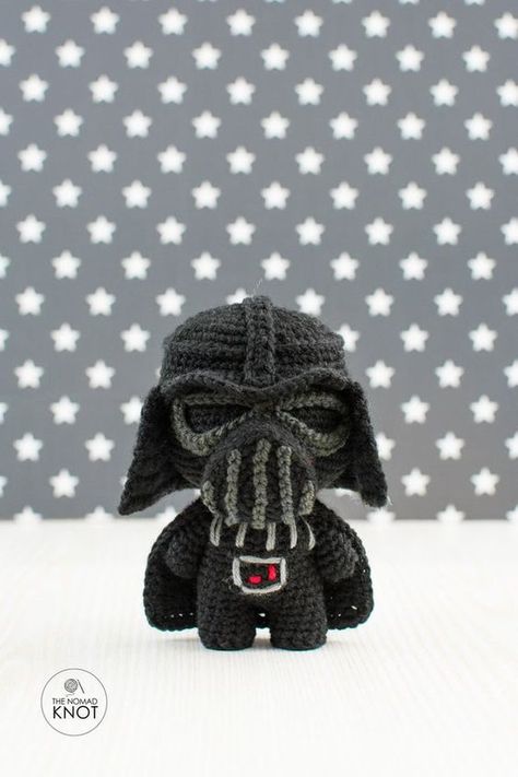 Darth Vader kid crochet pattern | Star Wars amigurumi toy | Crochet doll PDF | Geeky toys | Geek gift Crochet toy story #crochettoystory #crochet #crochettoy #crochettoys 5.565 Amigurumi Patterns, Star Wars Amigurumi, Amigurumi Cow Pattern, Crochet Kawaii, Star Wars Crochet, Diy Crochet Doll, Kids Crochet Pattern, Crochet Mobile, Crochet Monsters