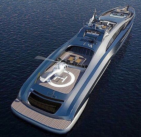 #yacht #helipad Private Yacht, Cool Boats, Yacht Life, Bigger Boat, Boats Luxury, Yacht Boat, Yacht For Sale, Yacht Design, Super Yachts