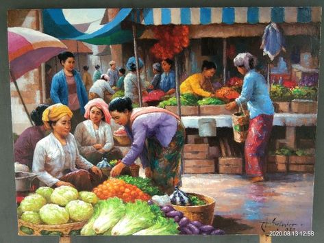 Aan suryanto. Market place oil on kanvas 60x80 in 2022 | Abstract art painting diy, Market scene drawing easy, Picture composition Arequipa, Market Illustration Drawing, Vegetable Market Memory Drawing, Vegetable Market Drawing Watercolor Painting, Picture Composition Drawing, Village Market Drawing, Easy Composition Drawing, Vegetable Market Drawing, Market Memory Drawing