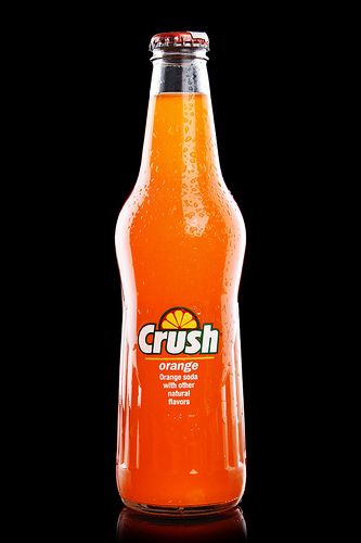 Orange Crush!! Man did I love these. We didn't get sodas often so it was a real treat to get an Orange Crush. LJH Orange Crush Soda, Orange Drinks, Orange Soda, Orange You Glad, Soda Bottles, Orange Crush, Soda Pop, Soft Drinks, Shades Of Orange