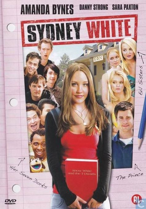 Sydney White Movie Poster, 2000s Chick Flicks, Sydney White Movie, Must Watch Netflix Movies, Sydney White, Romcom Movies, New York Movie, Vacation Movie, Movie Hacks