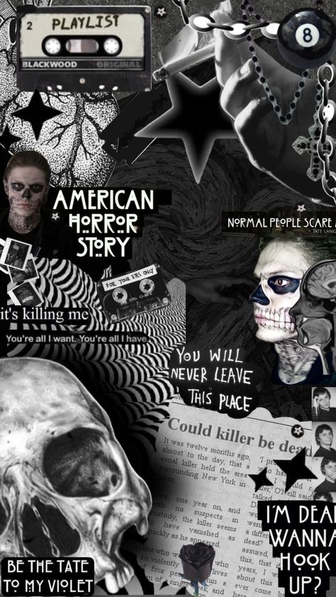 Tate Ahs, Evan Peters American Horror Story, Youre All I Want, Tate And Violet, Cow Print Wallpaper, Tate Langdon, Wallpaper Iphone Neon, Edgy Wallpaper, For Your Eyes Only