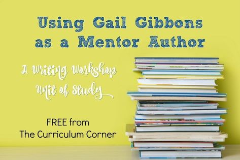 This collection of free resources for writing workshop is designed to help you create an author study on Gail Gibbons in your classroom (using Gail Gibbons as a mentor author.) Gail Gibbons Author Study, Character Traits Graphic Organizer, Gail Gibbons, Literary Nonfiction, Author Study, Healthiest Dinner, Author Studies, Dinner Foods, Words To Use