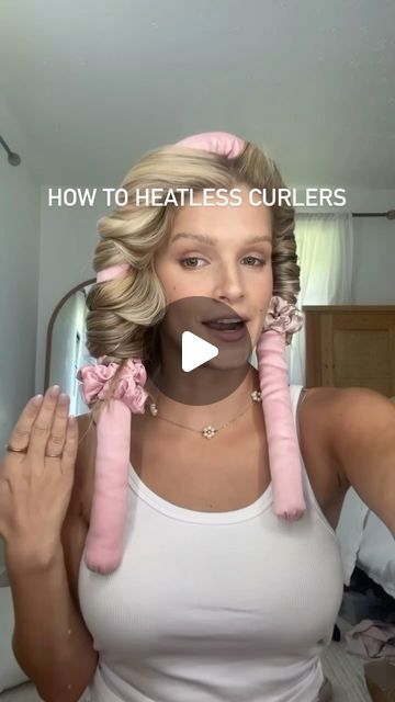 Different Heatless Curl Methods, Curls For Long Hair Without Heat, Step By Step Heatless Curls, Heartless Curls Kitsch, Heatless Curls Overnight With Shirt, Easy Ways To Do Heatless Curls, Heatless Curl Headband, Heatless Curls Overnight How To, Curls While You Sleep