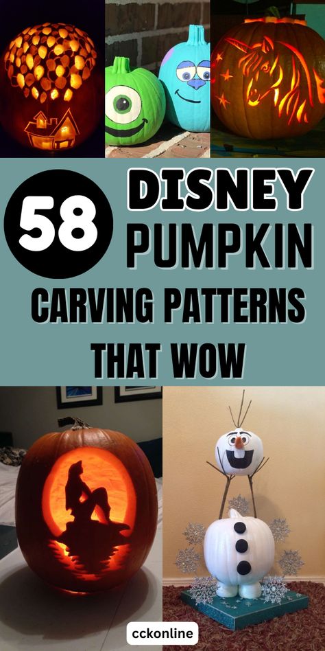 these enchanting Disney pumpkin carving ideas that will make your Halloween extra magical! From Mickey Mouse to Frozen, we've got the perfect designs to light up your fall nights. Includes free stencils and easy-to-follow tutorials. #DisneyPumpkinCarving #DIYHalloween #DisneyMagic #PumpkinCarvingIdeas #DisneyPumpkinCarving #DisneyPumpkinCarvingIdeas #DisneyPumpkinCarvingStencils #EasyDisneyPumpkinCarving #DisneyPumpkinCarvingStencil #DisneyPumpkinCarvingTemplates #EasyDisneyPumpkinCarvingIdeas #DisneyPumpkinCarvingTemplatesPdf Disney Pumpkin Carving Ideas, Pumpkin Carving Disney Stencils, Disney Pumpkin Carving Patterns, Disney Pumpkin Carving Templates, Disney Pumpkin Carving, Pumpkin Carving Kits, Disney Pumpkin, Carved Pumpkins, Pumpkin Carving Ideas